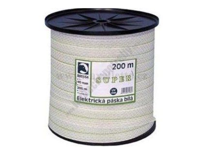 elektrická páska SUPER bílá