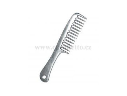 Hřeben kovový s rukojetí