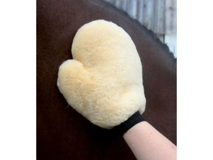 Rukavice čistící pravý beránek