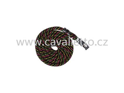 Vodítko HKM NeonFlash s panik karabinou