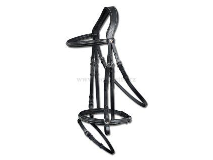 Uzdečka X-line SANTANDER (Barva černá, Velikosti Full)