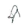 242944 provazova ohlavka hkm deco petrol brown shetty
