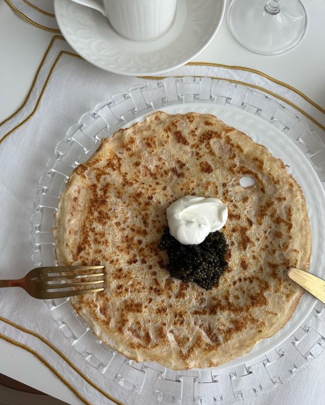 Blini & caviar. The only way to brunch this week. #caviarprague #икравчехии #икрапрага #cavipoint