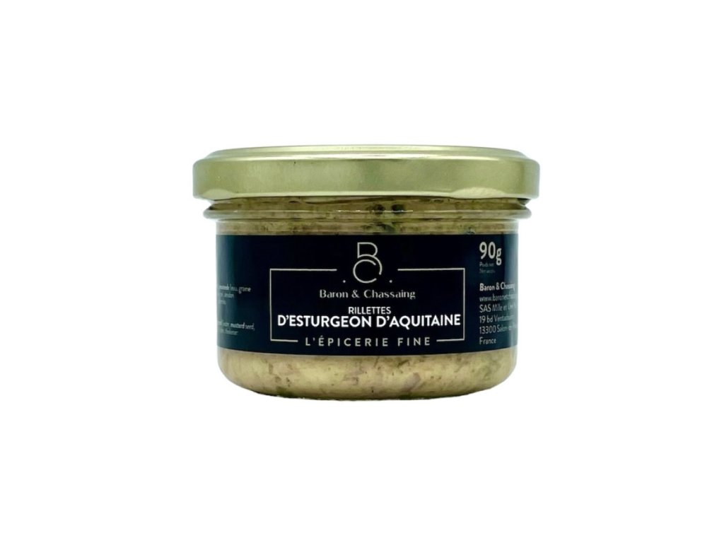 Rillettes z jesetera akvitánského 90 G