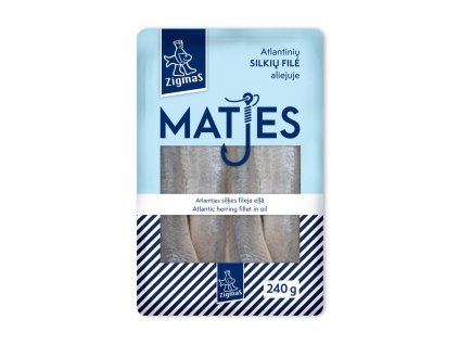 Solené filety sledě Matjes, 240g