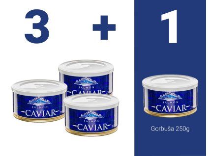 Set 3+1 Gorbuša 250g Alaska Wild