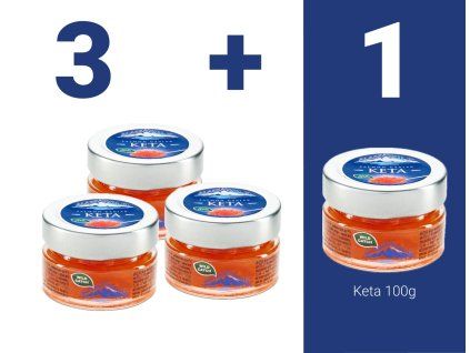 Set 3+1 Keta 100g