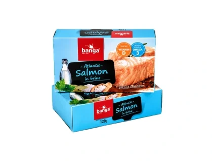 Atlantský losos ve slaném nálevu 120 g