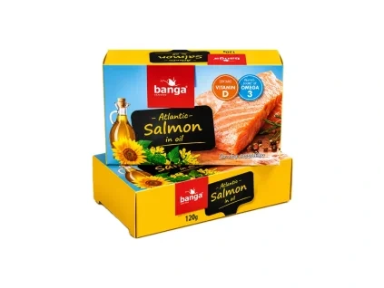 Atlantský losos v oleji 120 g