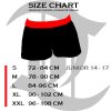 size chart shorts