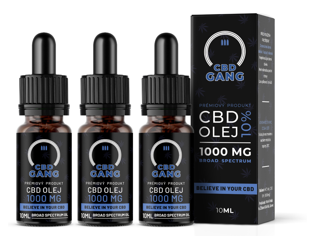 Produktova fotka 3ks cbd olej blue NOVA VERZE