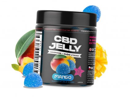 CBD Jelly 25mg - mango