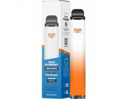 Orange County CBD / CBG Vaporizér Borůvka & Granátové jablko