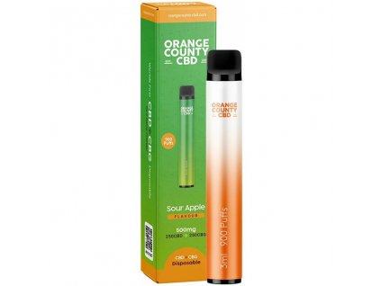 Orange County CBD / CBG Vaporizér Kyselé jablko