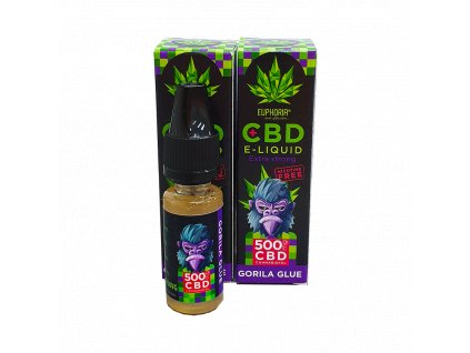 Euphoria CBD E liquid Gorila Glue 500 mg CBD Baron