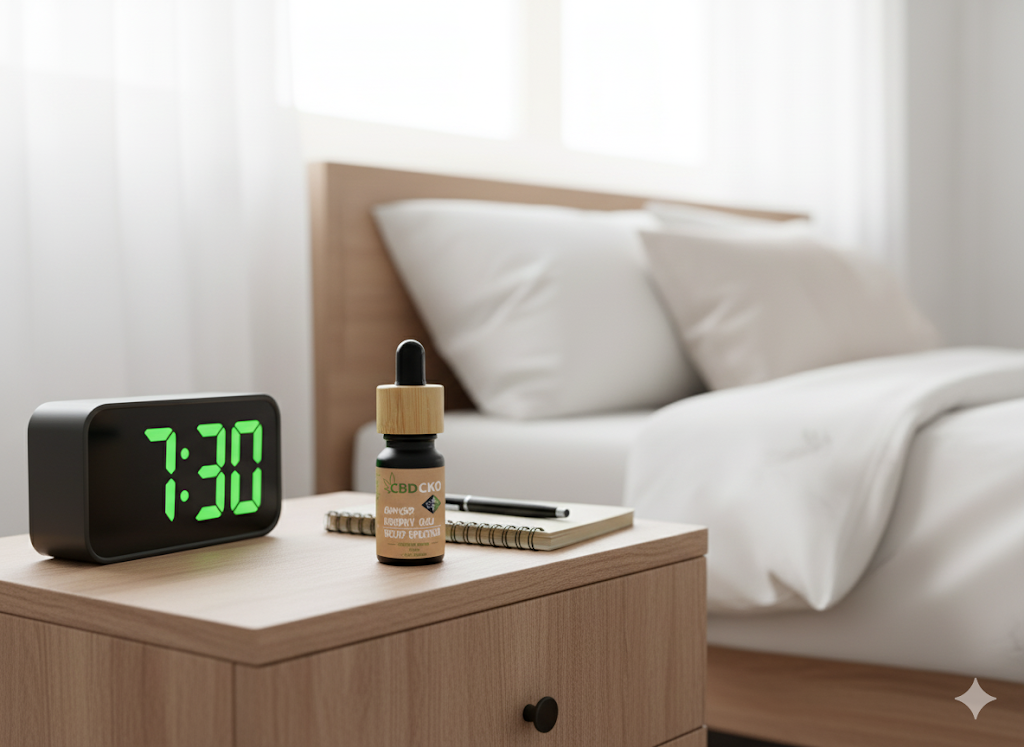 CBD dávkování pro nespavost: Od 5mg do 25mg denně