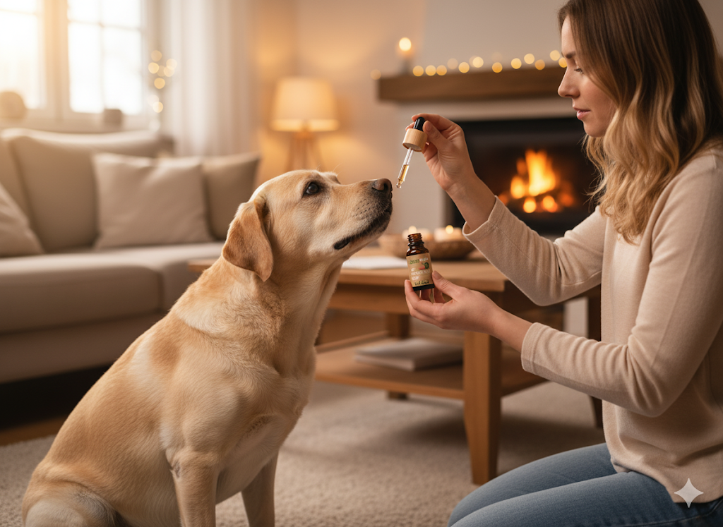 CBD pro úzkostné psy: Uklidnění bez sedace