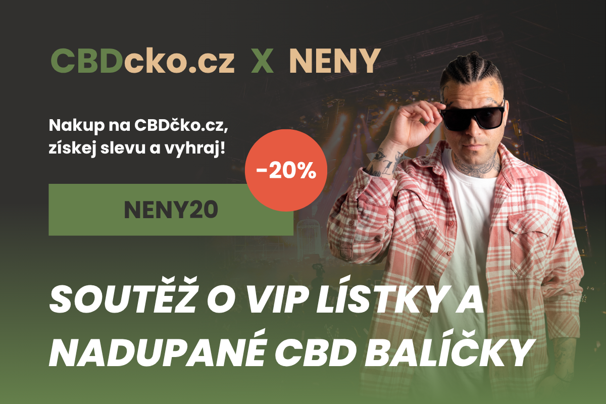 Vyhraj VIP lístky a konopné balíčky za 100 000 Kč! Letní soutěž s NENY x CBDčko