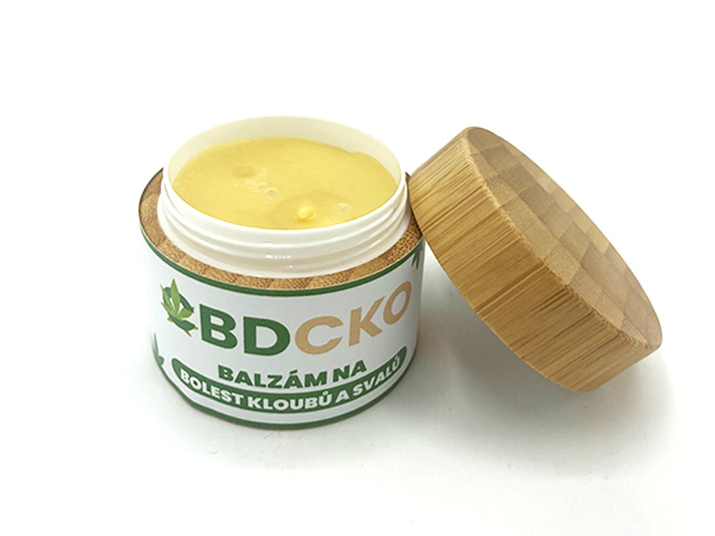 Balzám na bolest kloubů a svalů s CBD a CBG, 50 ml