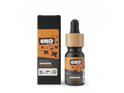 5% CBD olej pro zvířata s příchutí bacon