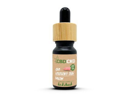 5% CBD olej pro zvířata s příchutí bacon