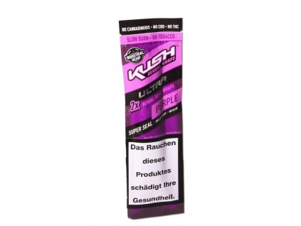 Kush Herbal Hemp Blunt Wraps Ultra Purple