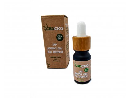 CBD olej 5% broad spectrum, 10 ml