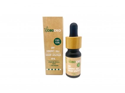 CBD olej 10% broad spectrum, 10ml