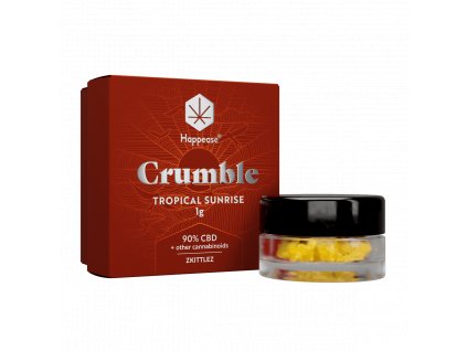 happease cbd extract crumble tropical sunrise