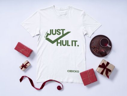 Pánské tričko CBDčko - JUST HUL IT!