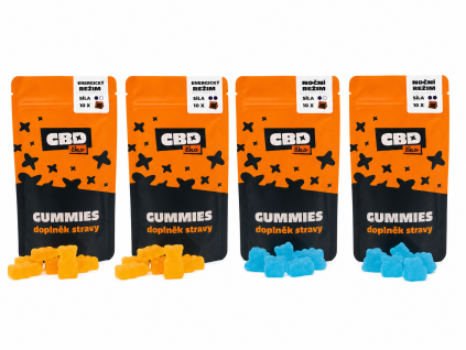 CBDčko Gummies – 4 sáčky se správnými puntíky u SÍLA