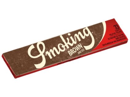 papirky smoking brown king size 33 ks v baleni