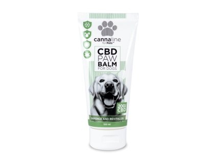 9u5 Cannaline CBD DOGS Paw Balm TUBA 100ml 132x118 A 01 PACKSHOT