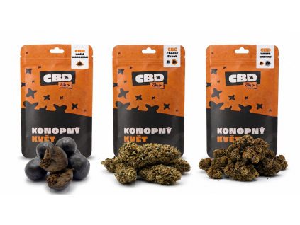 CBD + CBG + Hašiš degustace (3×3 g)