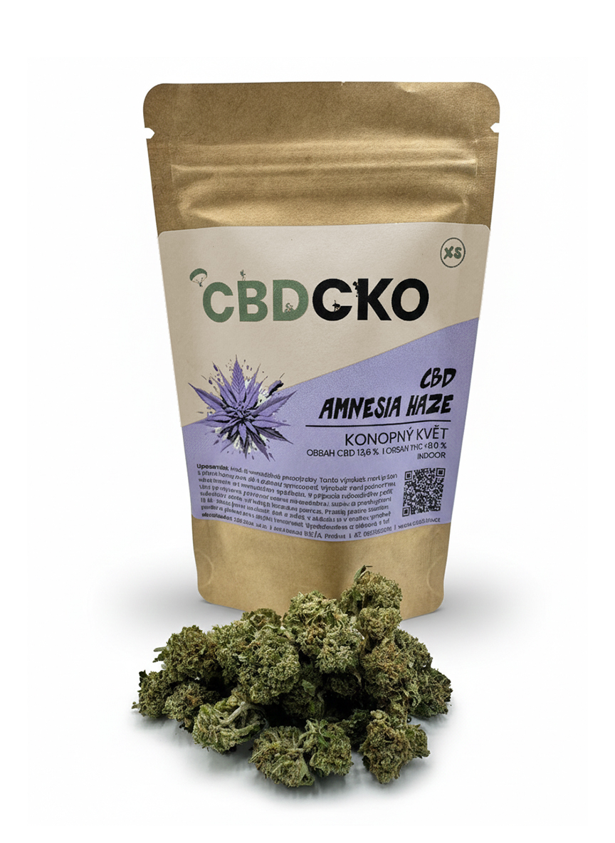 CBDčko CBD Konopný květ Amnesia Haze (malé paličky) Váha: 5 g