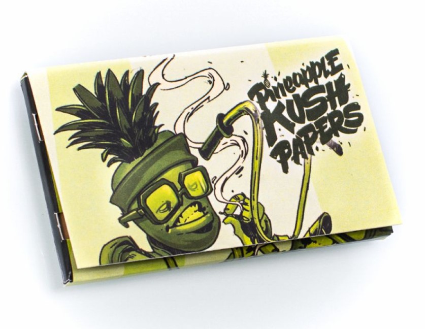 Krátké Pineapple Kush King Size papírky, 32ks v balení