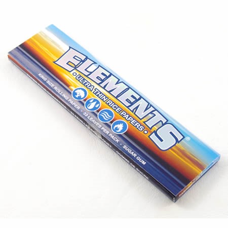 ELEMENTS - King Size Slim papírky, 32 ks v balení