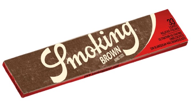 Smoking Brown - King Size papírky, 33ks v balení