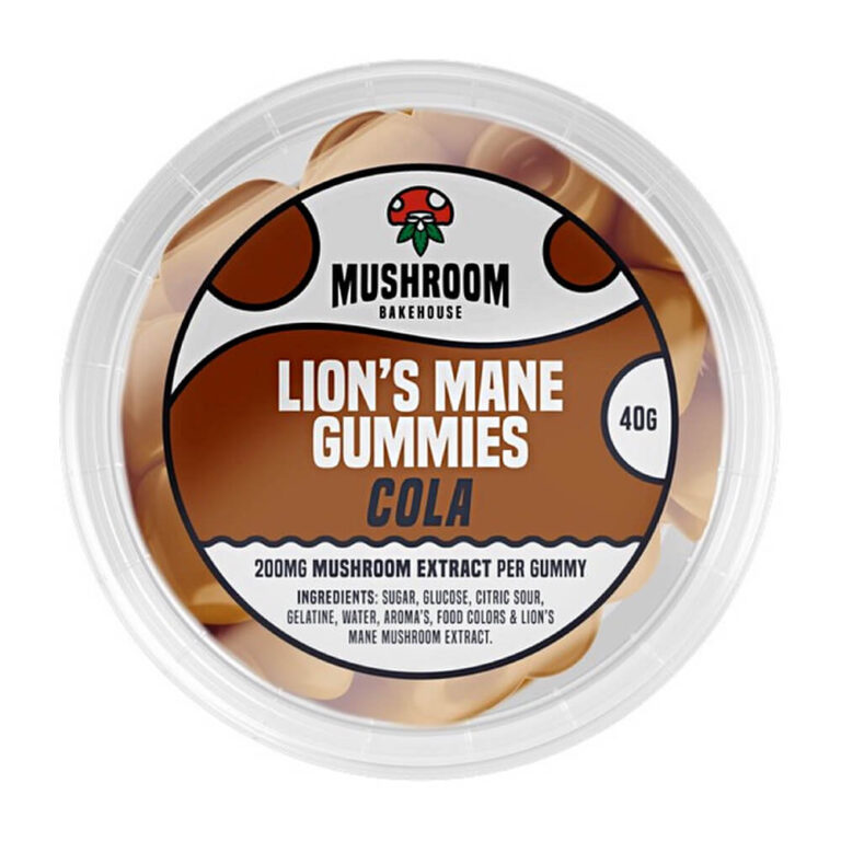 Mushroom Bakehouse Mushroom Bakehouse, Gummies Cola, 200mg Lion’s Mane