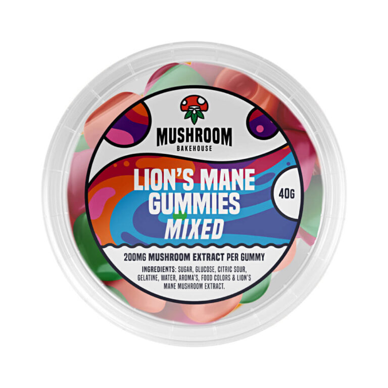 Mushroom Bakehouse Mushroom Bakehouse, Gummies Mix, 200mg Lion’s Mane