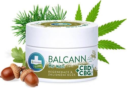 Annabis Annabis, Balcann konopná bio mast CBD+CBG 50 ml