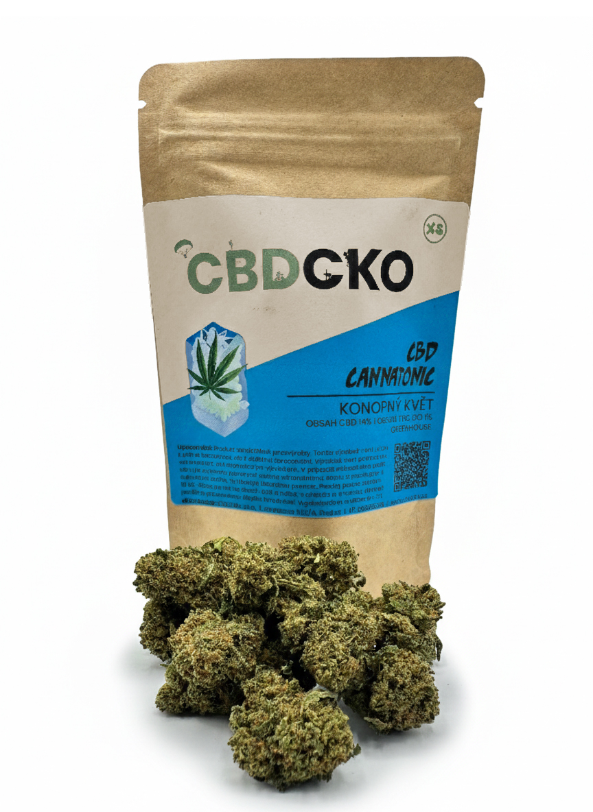 CBDčko CBD Konopný květ Cannatonic (malé paličky) Váha: 5 g