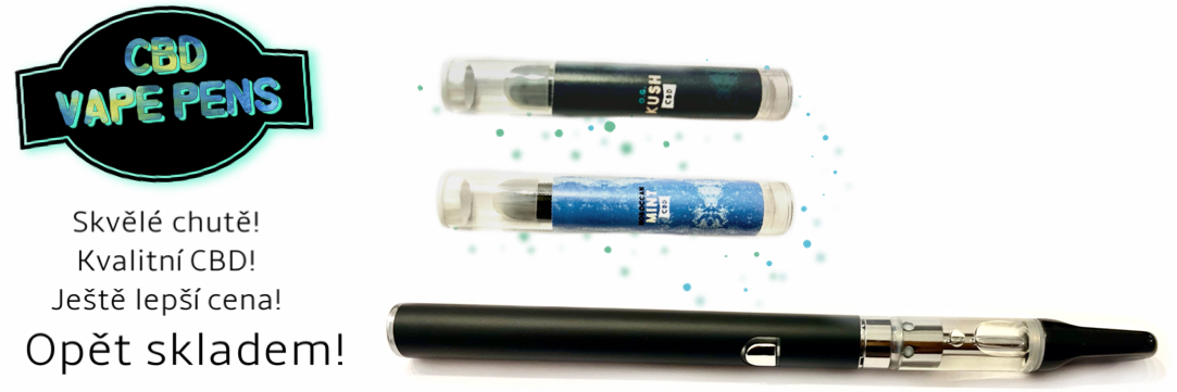 CBD Vape pen výhodné sady - Skvělé chutě!