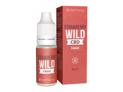 Harmony CBD E-liquid Wild Strawberry: Osvěžující jahodová chuť pro dokonalý vaping