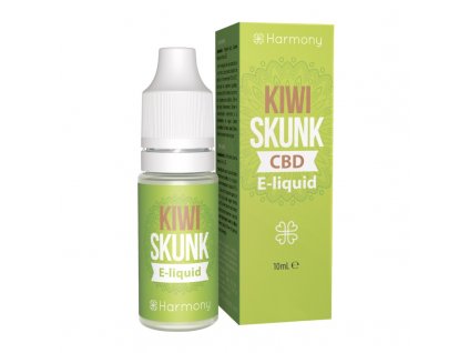 Harmony CBD E-liquid Kiwi Skunk: Intenzivní chuťový zážitek z bohaté zemité příchutí