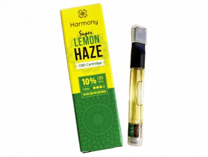 Jednorázové náplně Harmony CBD Super Lemon Haze: Intenzivní aromatický profil s 10% CBD obsahem a ovocnou chutí