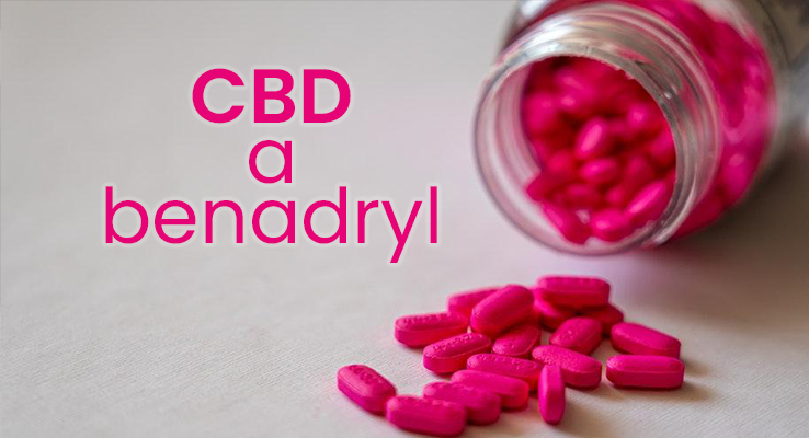 Interaguje CBD s difenhydramínom (benadrylom)?