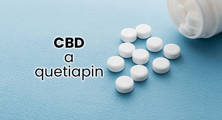 Interaguje CBD s quetiapinem?