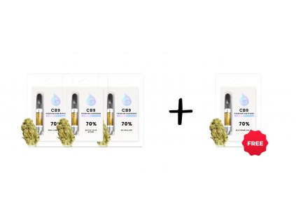 3+1 zdarma 70% CB9 Cartridge 0,5 ml