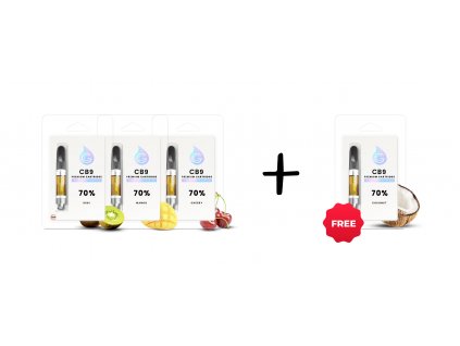 3+1 zdarma 70% CB9 Cartridge 1 ml